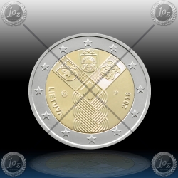 2 EVRO LITVA 2018 "Baltic states" UNC